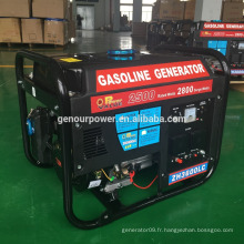Valeur de puissance Générateur de générateur chinois 2.5kw générateur électrique bon marché